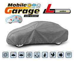 Pokrowiec na samochód MOBILE GARAGE - rozmiar L sedan - opis graficzny
