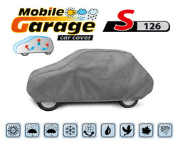 Pokrowiec na samochód MOBILE GARAGE - rozmiar fiat 500 do 1975r - opis graficzny.