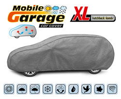 Pokrowiec na samochód MOBILE GARAGE - rozmiar XL hatchback-kombi - opis graficzny