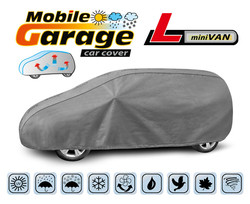 Pokrowiec na samochód MOBILE GARAGE - rozmiar L mini-van - opis graficzny