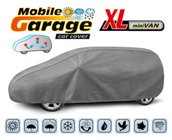 Pokrowiec na samochód MOBILE GARAGE - rozmiar XL mini-van - opis graficzny